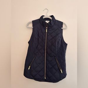 Navy Puffer Vest